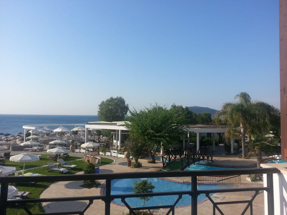Blick vom Zimmer des Hotels Hotel Calypso Beach