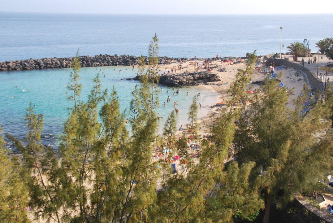 Ausblick zum Strand Hotel Grand Teguise Playa