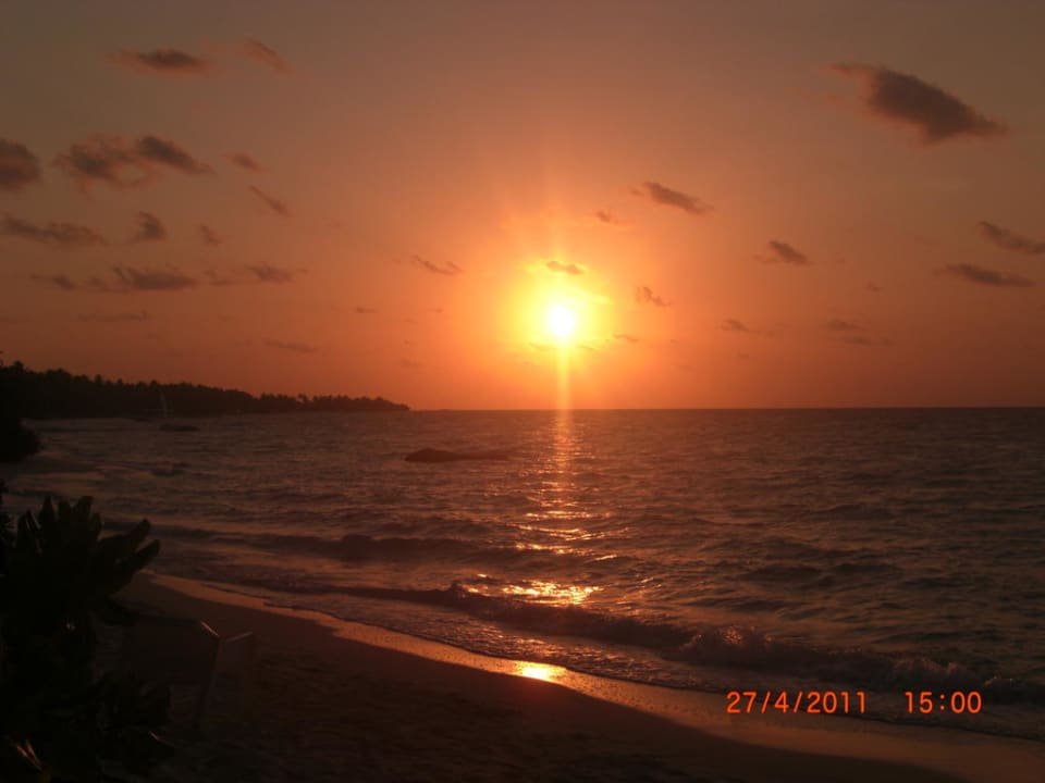 Sonnenuntergang Kuramathi Maldives
