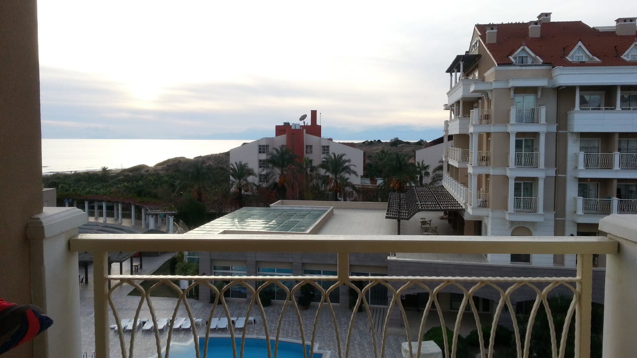 Das soll ein direkter Meerblick sein Trendy Aspendos Beach Hotel