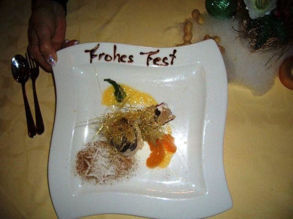 Dessert an Weihnachten 2010 Verwöhnhotel Kristall