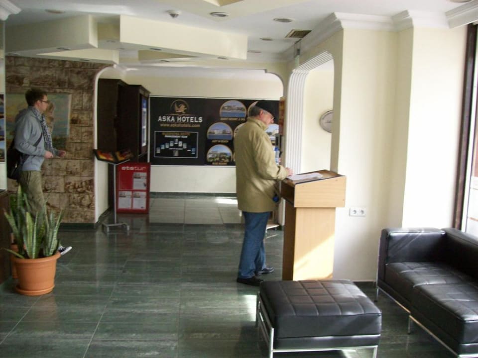 Eingangsbereich Hotel Aslan City Kleopatra