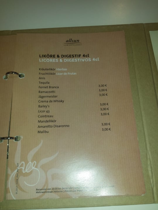 Restaurant allsun Hotel Esplendido