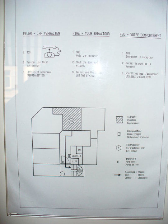 Fluchtplan Seegarten Swiss Quality Hotel