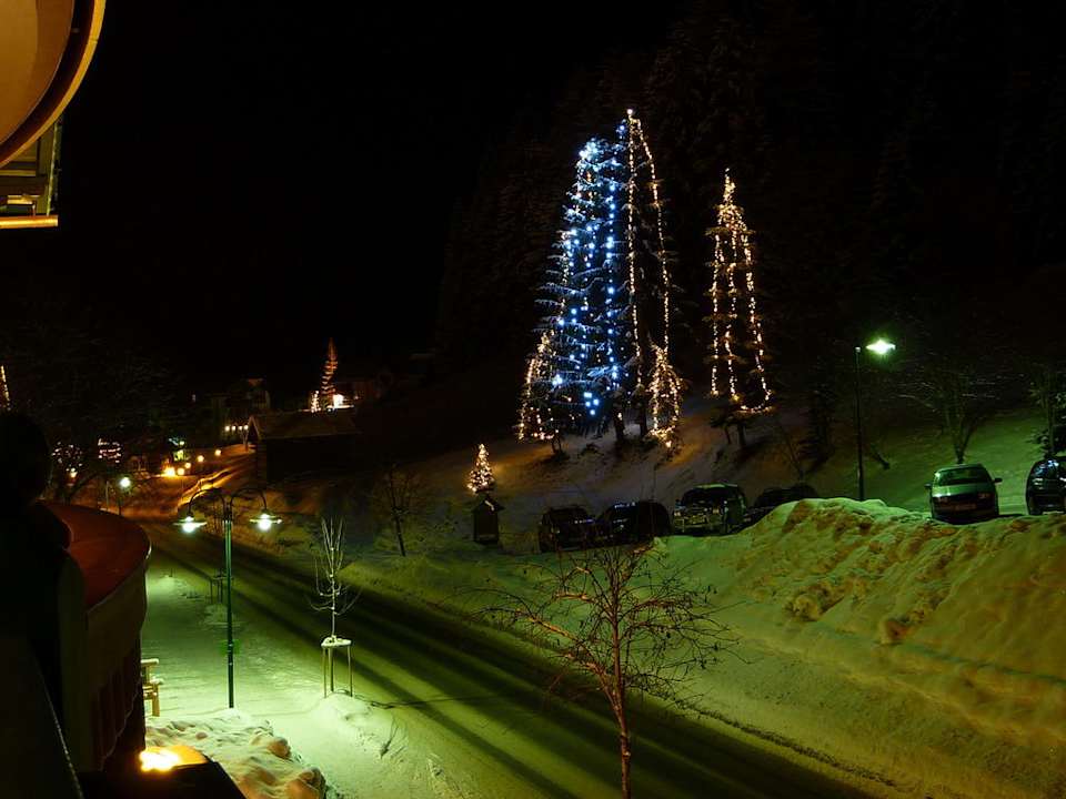 Der Ausblick vom Balkon Ferienhotel Elisabeth
