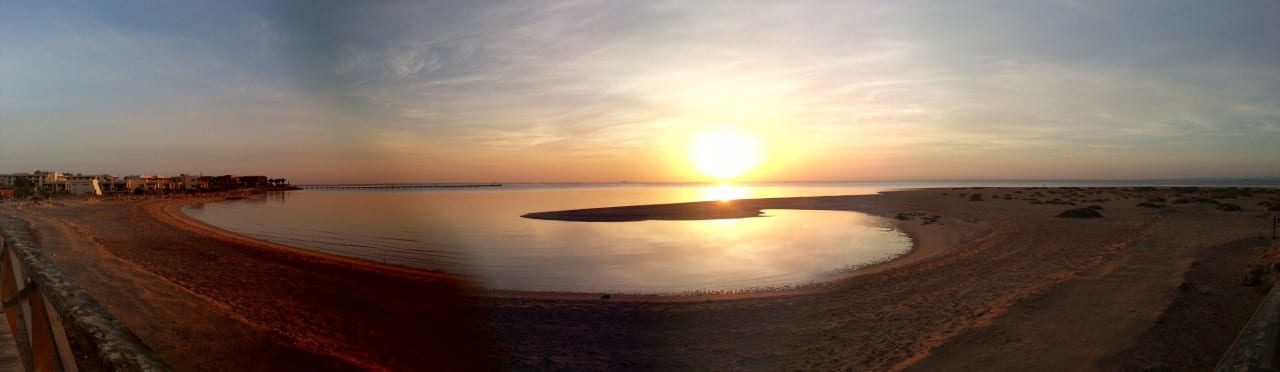 Panorama Sonnenaufgang Hotel Sheraton Soma Bay Resort