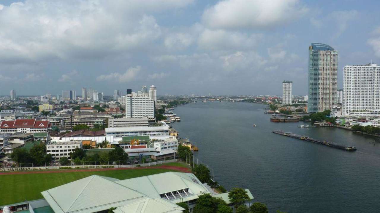 Ausblick auf den Fluss Chatrium Hotel Riverside Bangkok