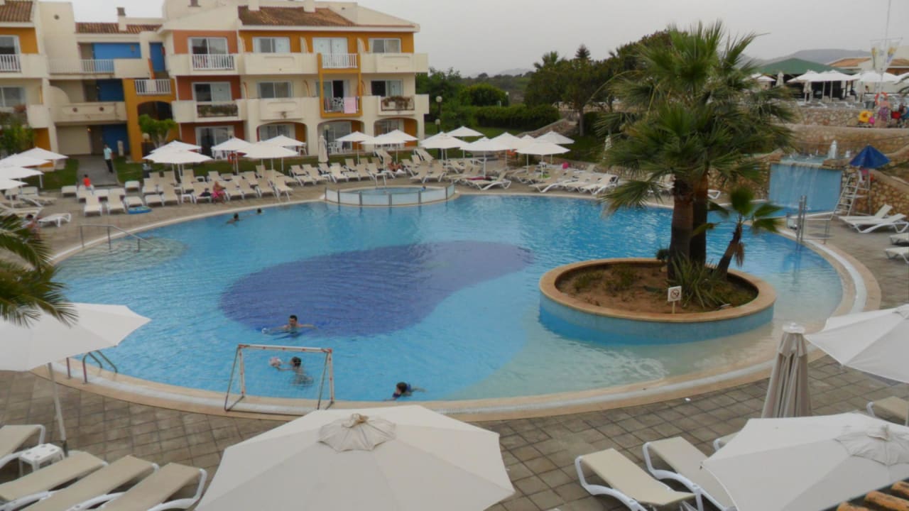 Blick von unserem Zimmer blau punta reina