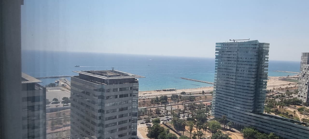 Ausblick Hilton Diagonal Mar Barcelona
