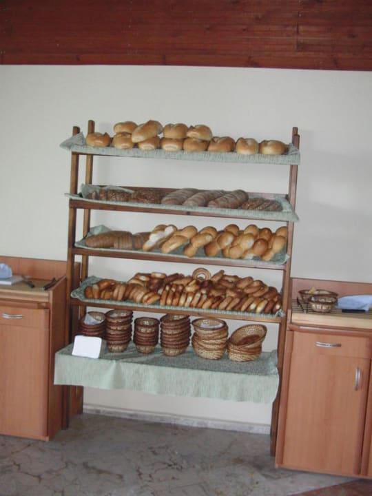 Brotauswahl beim Frühstück Hotel Meri