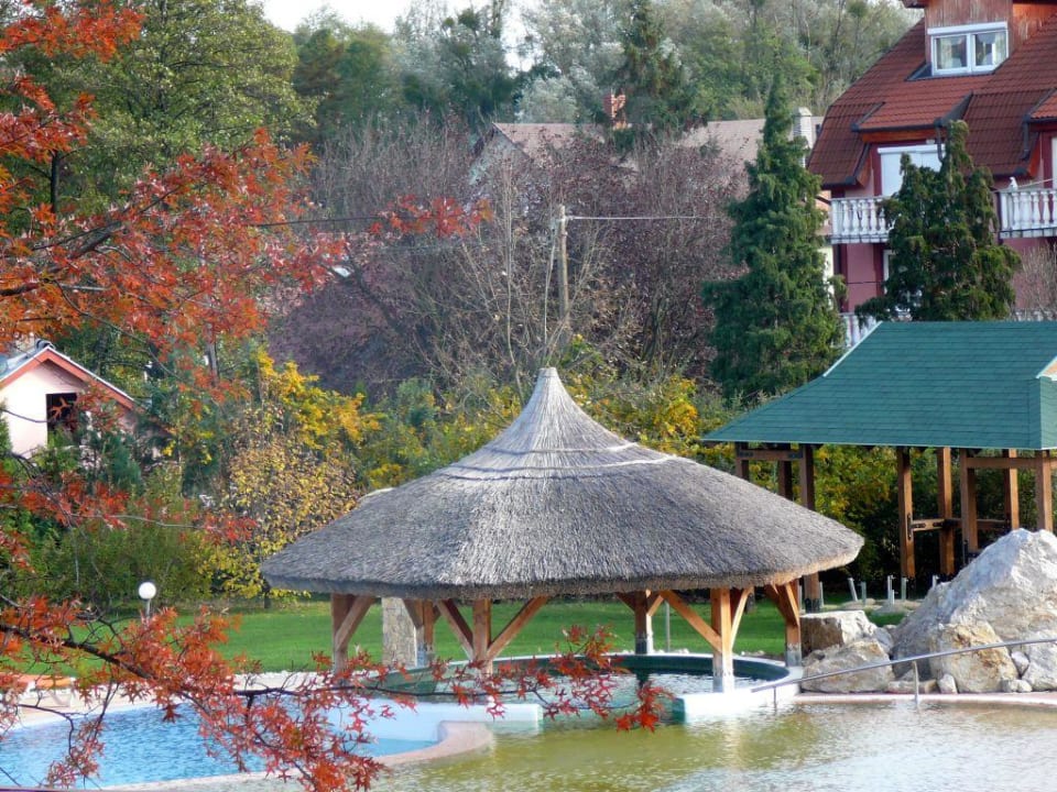 Herbstlicher Blick vom Balkon Hotel Europa Fit Superior Hévíz