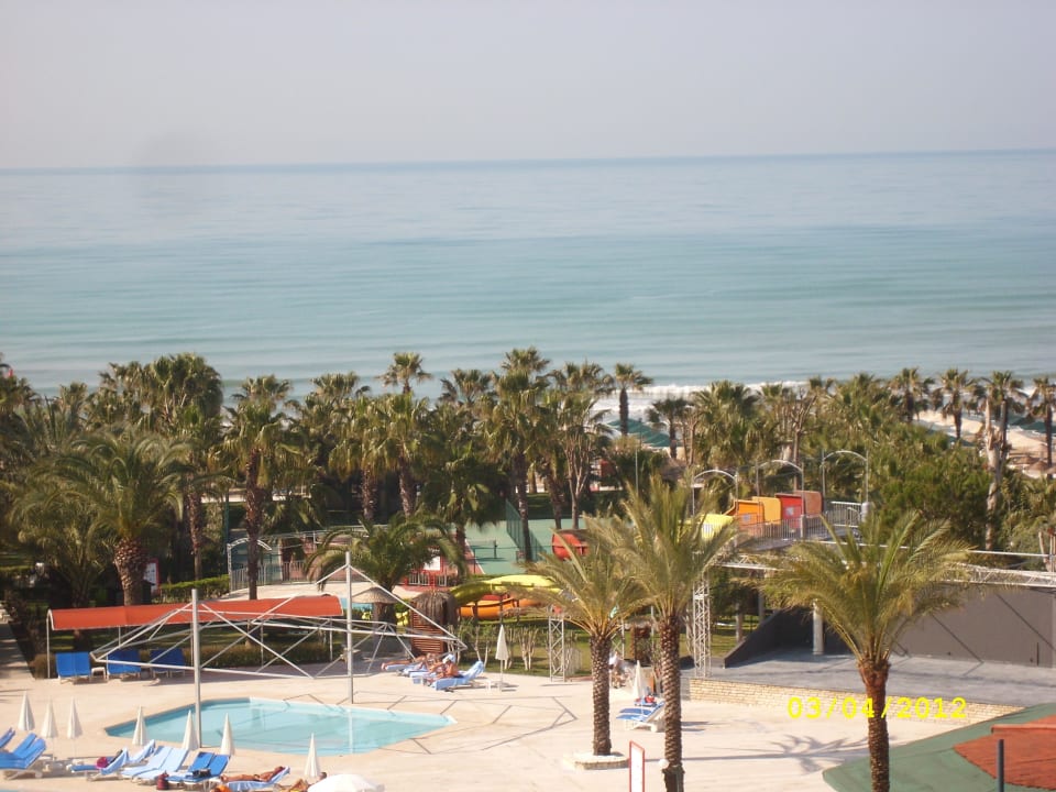 Blick aus unserem Zimmer Hotel Miramare Beach