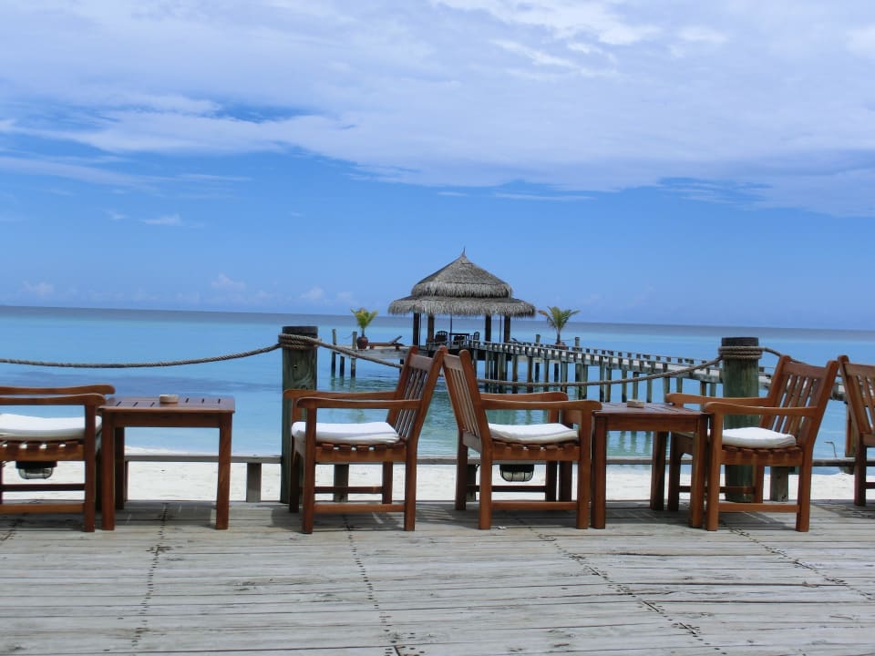 Bar im Norden der Insel Kuramathi Maldives