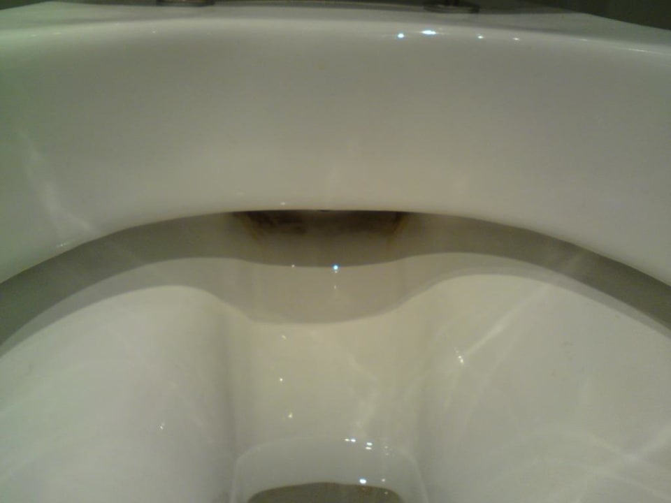 Unschönes Toilettenbecken Four Points by Sheraton Panoramahaus Dornbirn