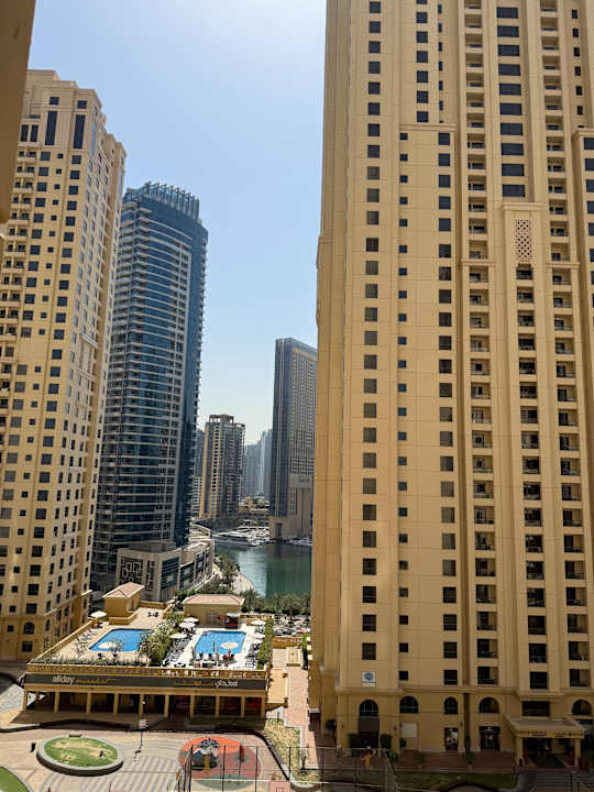 Ausblick Hilton Dubai The Walk