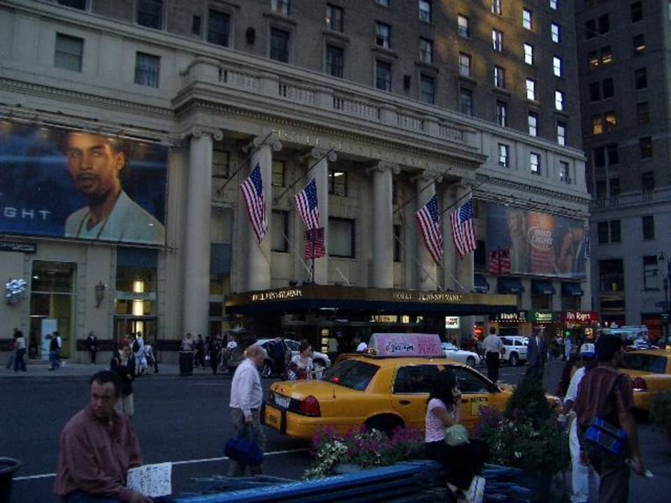Außenansicht New York's Hotel Pennsylvania