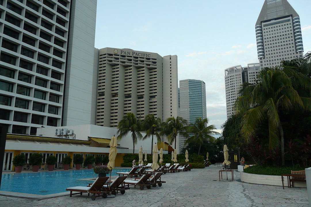 Poolterrasse Hotel Mandarin Oriental Singapore
