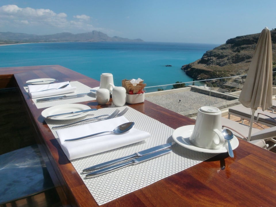 So lässt es sich frühstücken! Lindos Blu, Luxury Hotel & Suites - Adults only