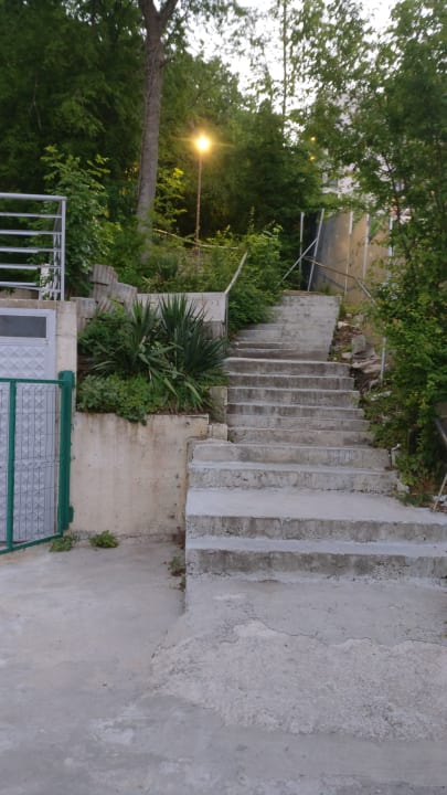 Treppe zum Hotel vom Strand HVD Viva Club Hotel