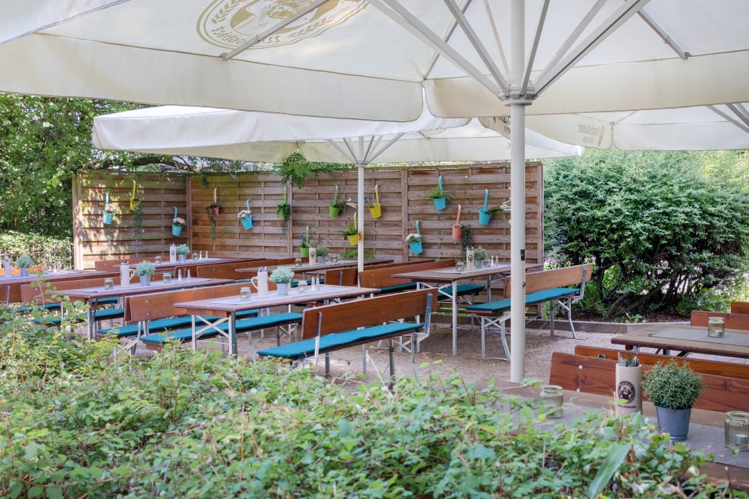 Gartenanlage Hotel Frankfurt Messe affiliated by Meliá