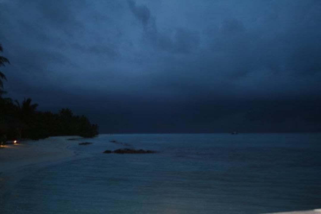 Gewitter Kuramathi Maldives