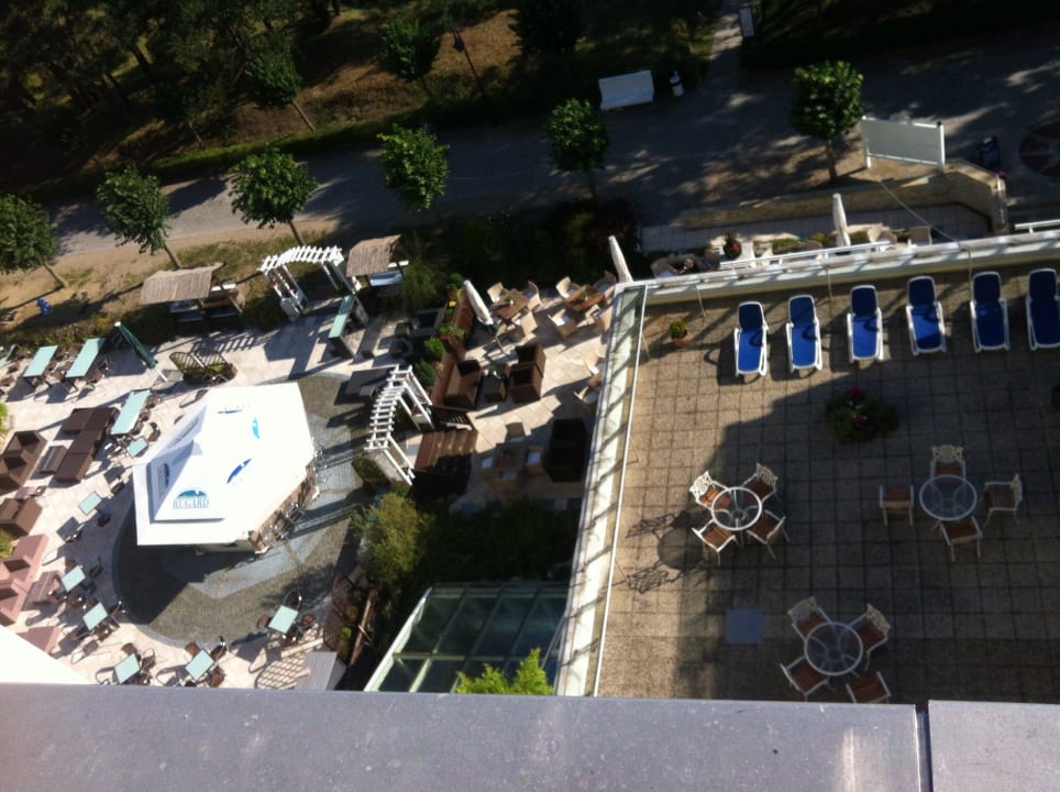Terrasse an der Promenade Arkona Strandhotel