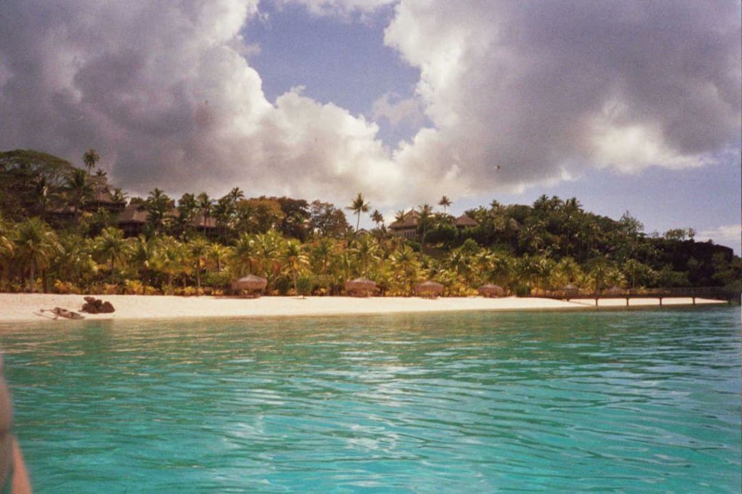 Strandansicht Conrad Bora Bora Nui