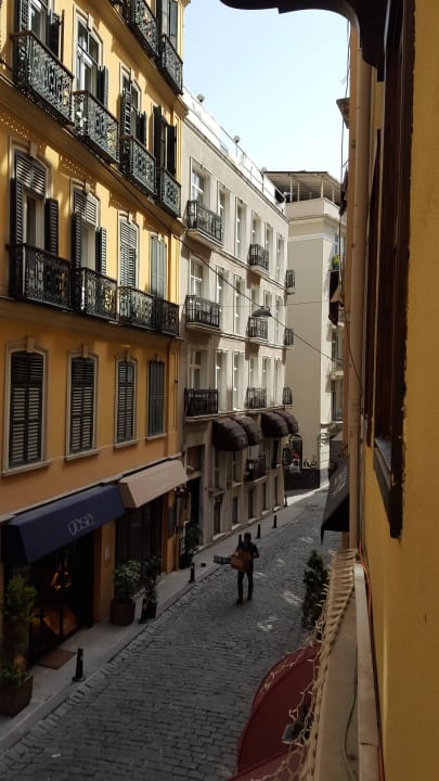 Ausblick aus dem Zimmerfenster Meroddi Galata Mansion