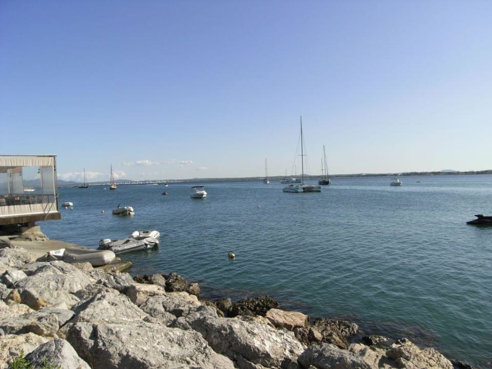 Aussicht auf´s Meer vom Hafen aus Alcudia Garden Aparthotel
