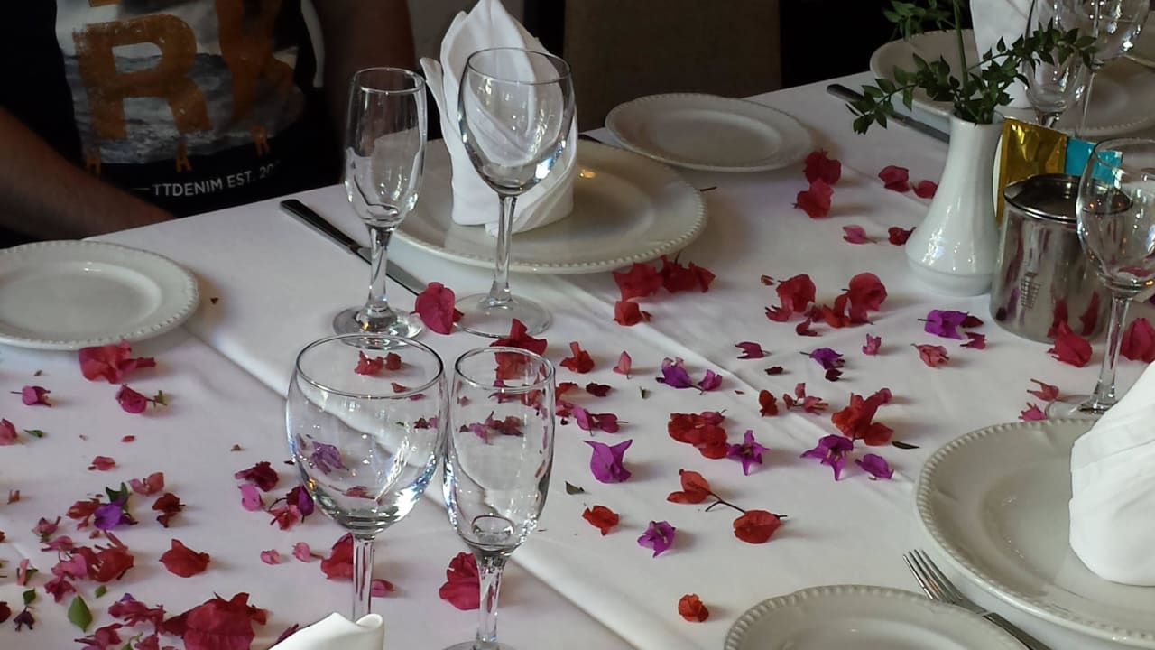 Gedeckter Geburtstagstisch Susesi Luxury Resort