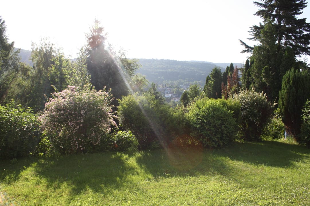 Aussicht Garten Gästehaus Büttner