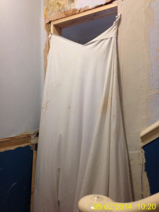 Baustelle im Treppenhaus #2 The Park Hotel