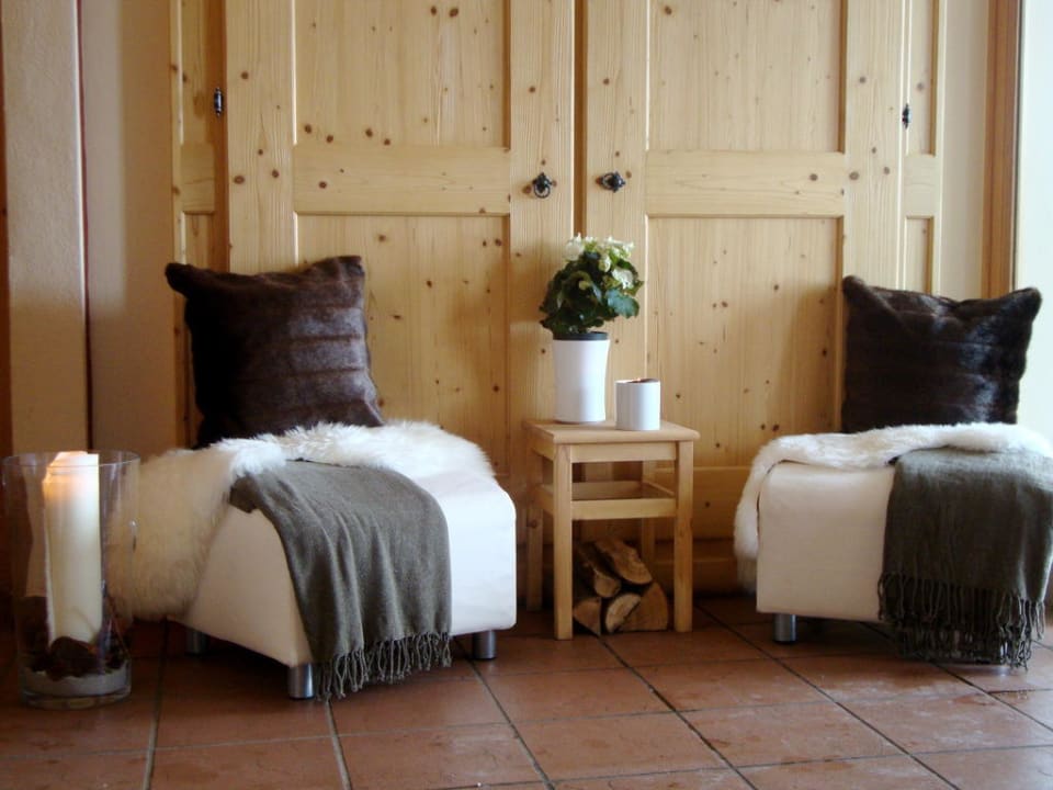 Eingangsbereich Appartements Kühtaier Alm