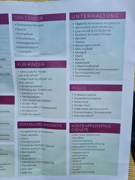 Sonstiges Belek Beach Resort Hotel