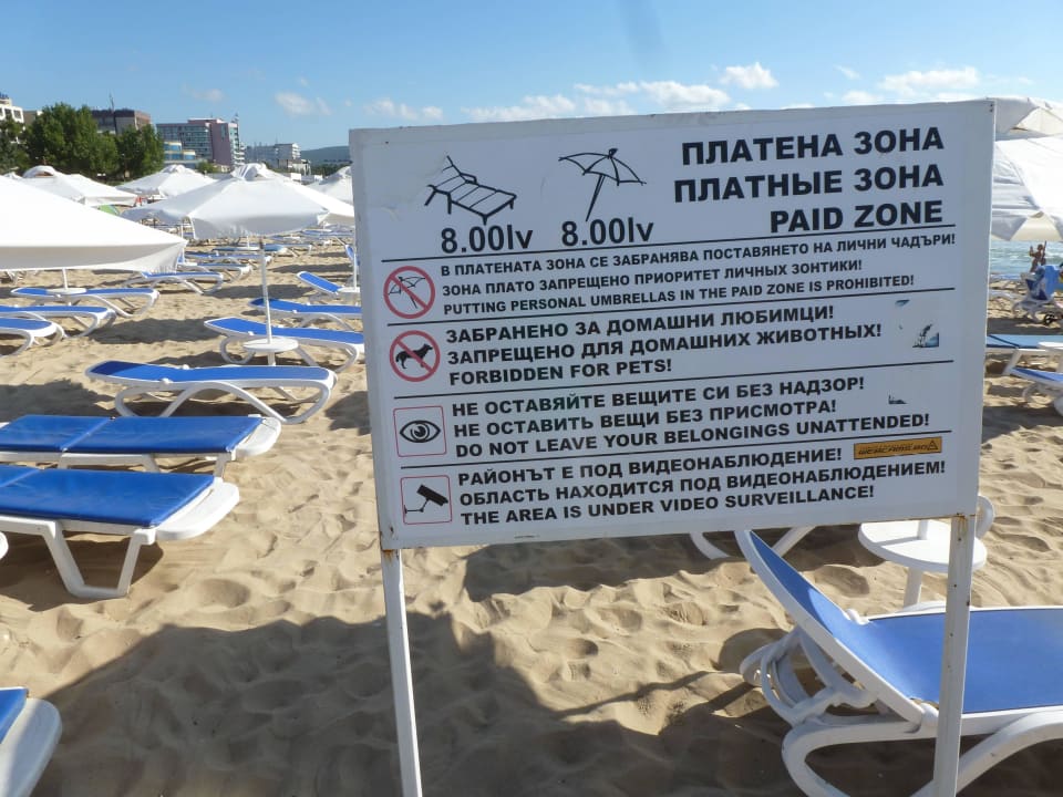 Plaża  Meliá Sunny Beach