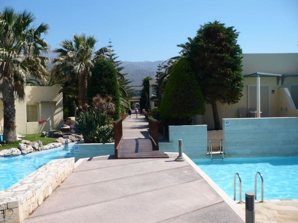 Weg zum Strand Phãea Cretan Malia