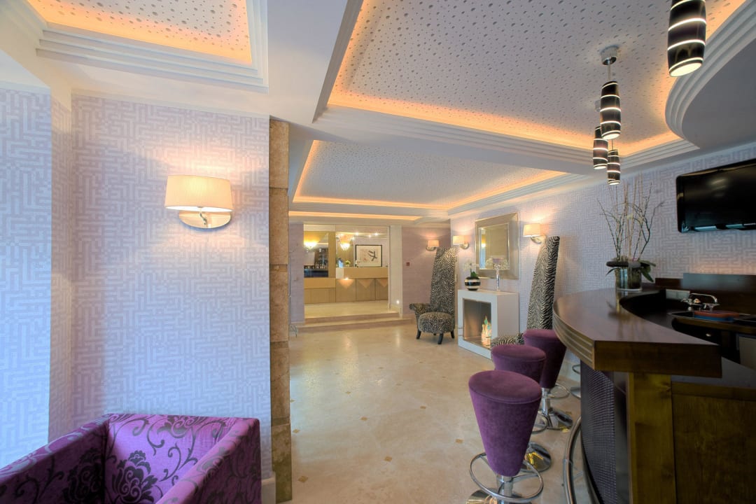 Lobby Blick von der Hotelbar Top Hotel Krämer