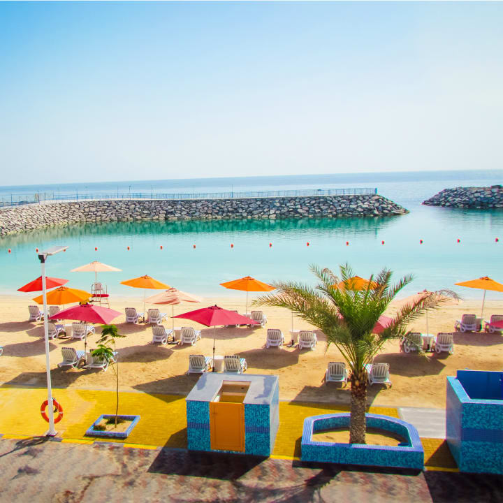 Ausblick Mirage Bab Al Bahr Beach Resort