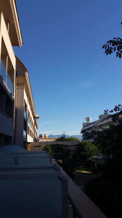Ausblick vom Balkon zur Landseite Aydinbey Kings Palace & Spa