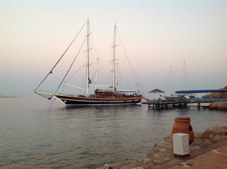 Aussicht vom Balkon Lido Sharm Hotel