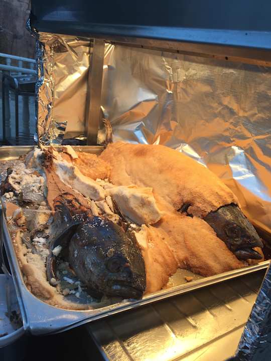 Fisch in Salzkruste Aydinbey Kings Palace & Spa