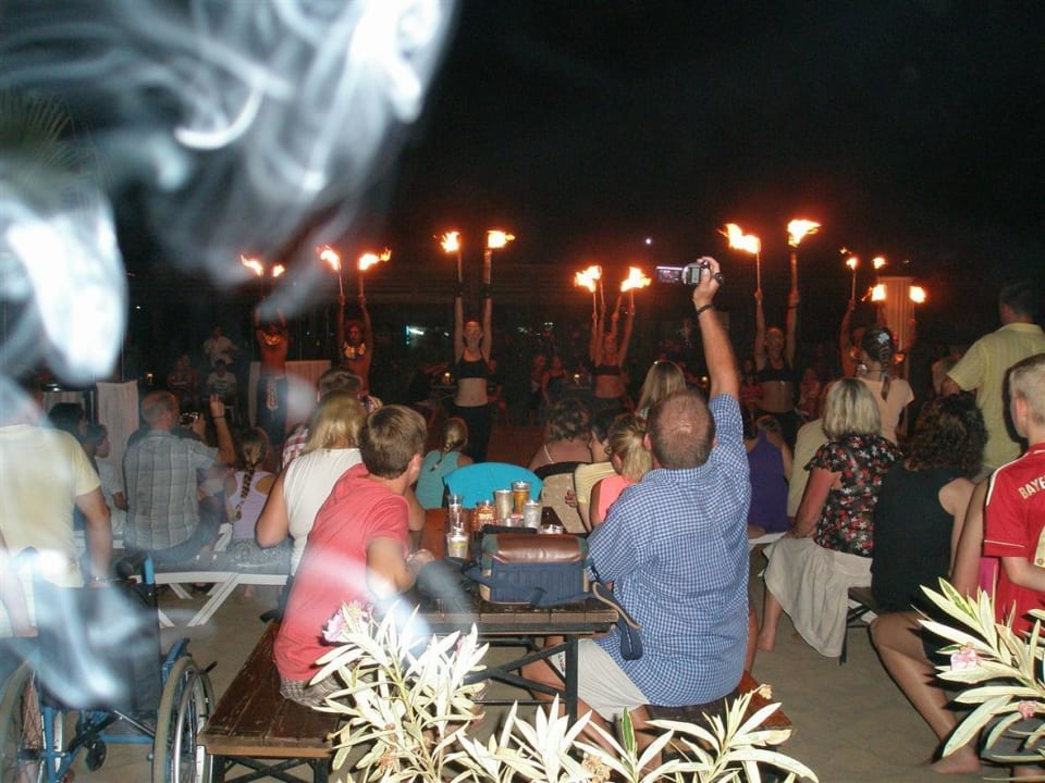 Beachparty 2013 Feuershow Aydinbey Kings Palace & Spa