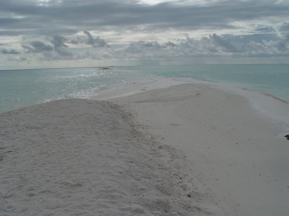 Sandbank am Ende der Insel Kuramathi Maldives