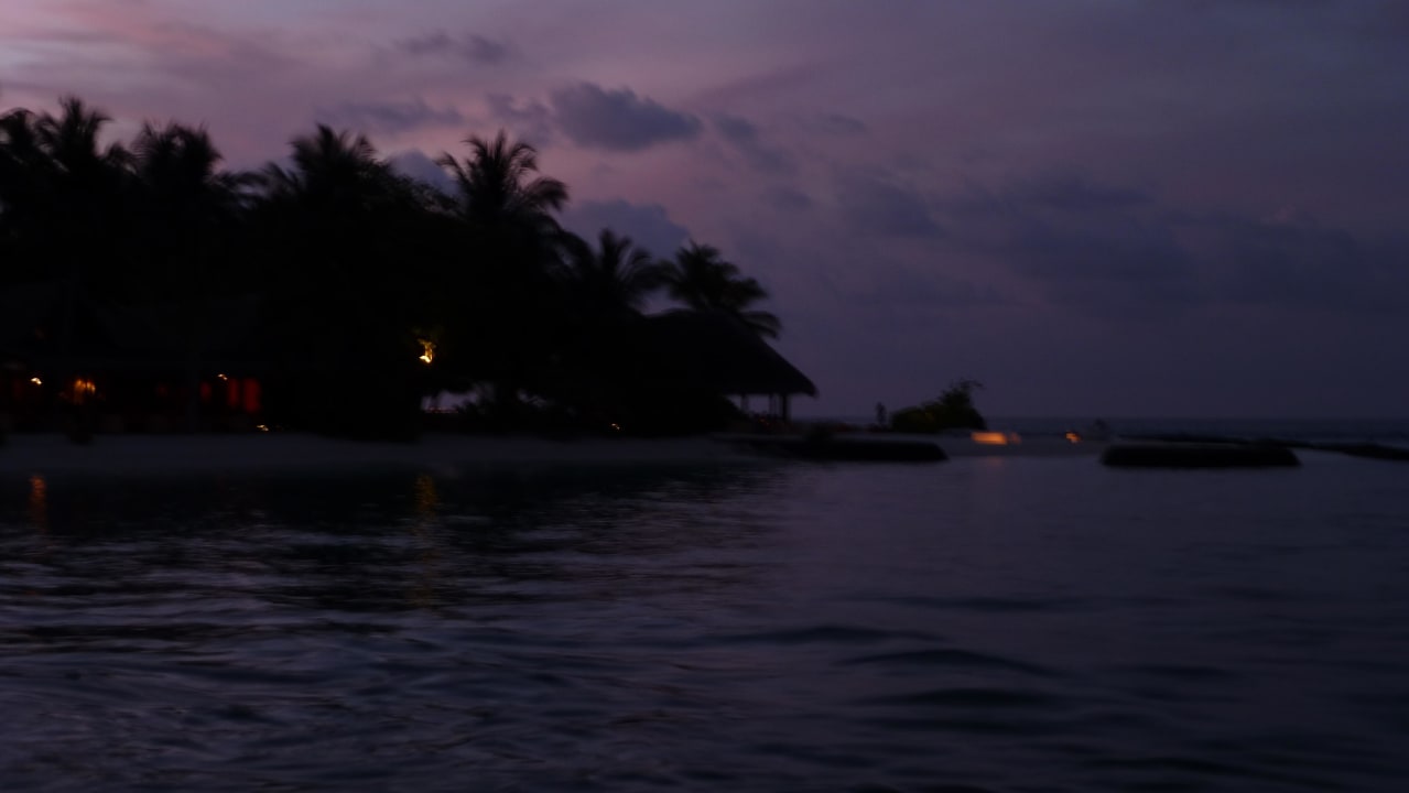 Blick auf die Insel Kuramathi Maldives