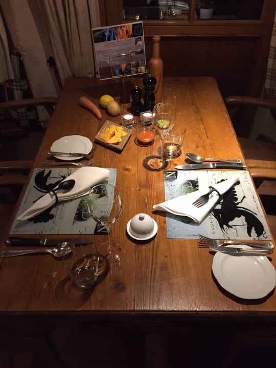 Tischdeko (Jagdhofstuben) Relais Chateaux Jagdhof Glashütte