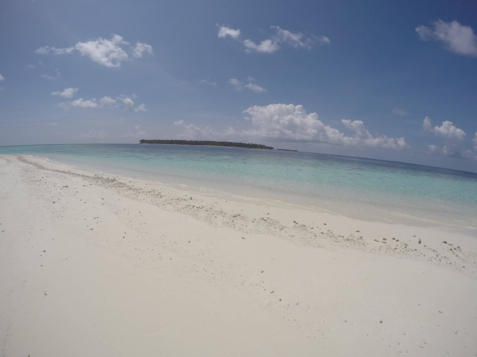 Filitheyo von einer Sandbank aus Filitheyo Island Resort