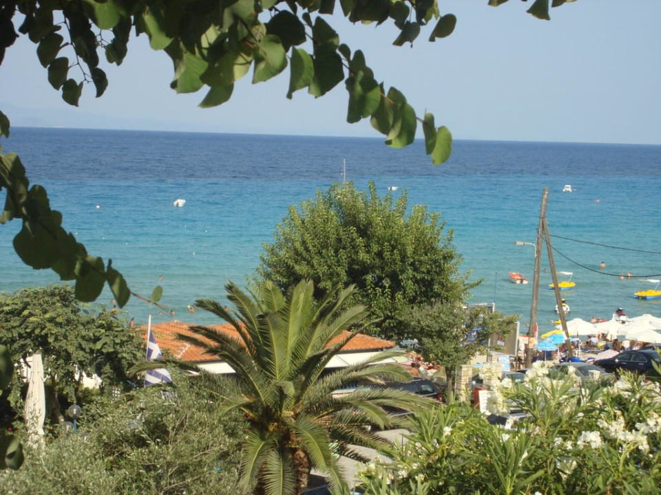 Vom Eckbalkon Ammon Zeus Luxury Beach Hotel