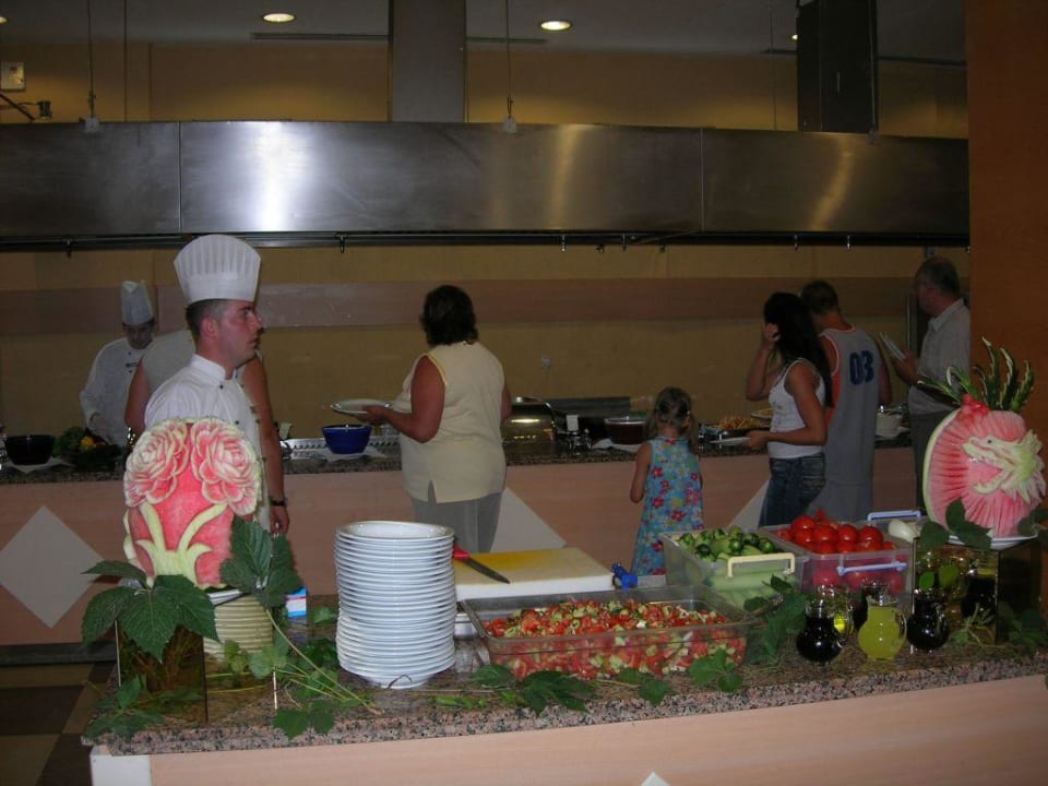 Das Buffet (der Grillteil) DoubleTree by Hilton Antalya-Kemer