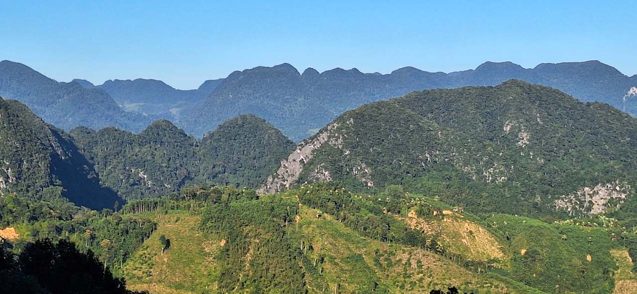 Ausblick Pu Luong Eco Garden