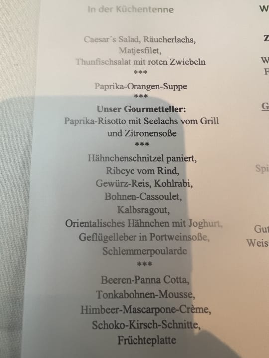 Gastro Jammertal Golf & SPA-Resort